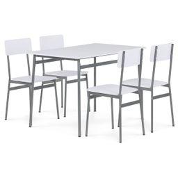Autronic Minimal AUT-O2156WT Jedálenská set 110x70 cm, biela - galéria #4