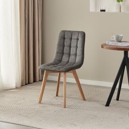 Autronic Ambient CT-291GREY2 Jedálenská stolička, hladká látka, sivá - galéria #1