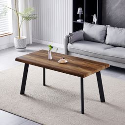 Autronic Ethereal CT-F4512OLW Konferenčný stolík, 120 × 60 cm, staré drevo - galéria #1
