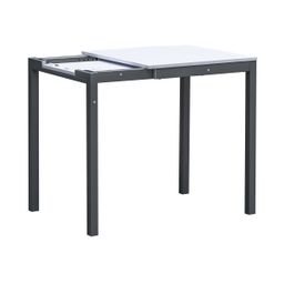 Autronic Minimal GDT-206WT Rozkladací jedálenský stôl 60–90 × 60 cm, biela - galéria #4