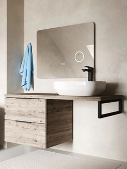 kielle Idolio Zrkadlo 80 x 60 cm s LED osvetlením a vyhrievaním 50324021 - galéria #2