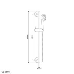 EBS Sprchová súprava 60 cm, 5 trysiek - galéria #1