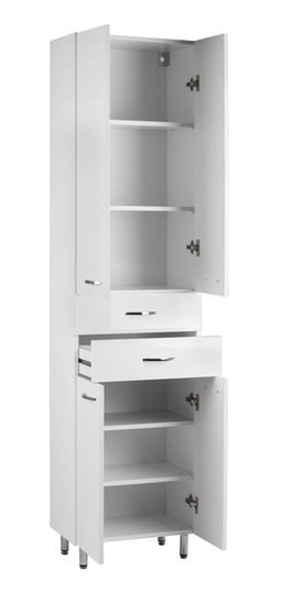EBS K-Plus Vysoká skriňa 50x194 cm, biela - galéria #1