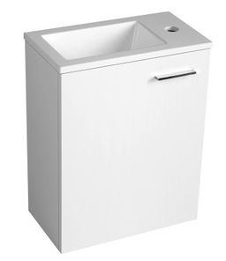EBS Urban Smart Skrinka pod umývadlo 39,5 x 50 cm, biely lesk - galéria #4