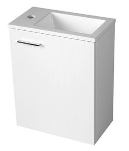 EBS Urban Smart Skrinka pod umývadlo 39,5 x 50 cm, biely lesk - galéria #5