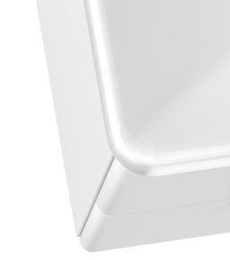 URBAN61BB Skrinka s umývadlom 61 cm, biely lesk/jemný biely mat - galéria #1
