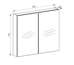 EBS KUBA Galerka 80 cm, vlastná farba K4 - galéria #2