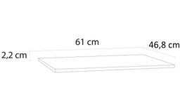 EBS KUBA Umývadlová doska 61 cm, vlastná farba K3 - galéria #3