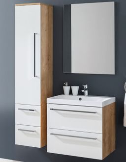 EBS Pure Vysoká skrinka 163x33 cm, vlastná farba K2, ľavá - galéria #2