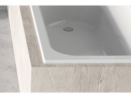 EBS Urban Slim Obdĺžniková vaňa 170 x 75 cm bez nôh, biela - galéria #1