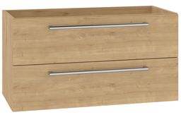 EBS Pure Skrinka s keramickým umývadlom slim 101 cm, dub Arlington - galéria #3