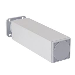 EBS Nábytková noha 15-16,5 cm, plast - ALU stříbrná NOHANAB15B - galéria #2