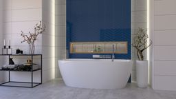 EBS Diora W Voľne stojaca vaňa ku stene 170 × 80 cm, lesklá biela DIORA170W - galéria #4