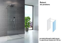 EBS Relax Walk-in stěna 130x200 cm RELAX130 - galéria #3