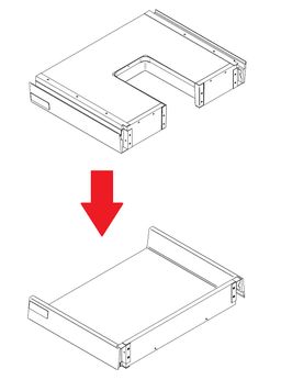 EBS Súprava na prestavbu na vytvorenie pevnej základne pre model Kuba 80 cm, biela - galéria #2