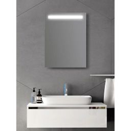 EBS Beli Zrkadlo 60x80 cm s LED svetlom a vypínačom BELIZ6080 - galéria #1