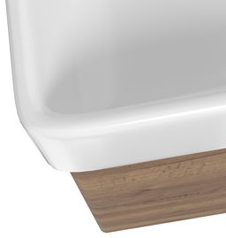EBS Urban Skrinka s umývadlom 63 cm, dub Halifax/úchytka chróm URBAN63DHCR - galéria #1