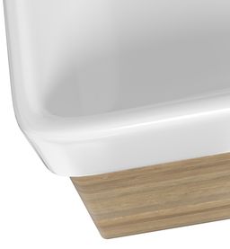 EBS Urban Skrinka s umývadlom 63 cm, dub Riviera/úchytka čierna matná URBAN63DRC - galéria #1