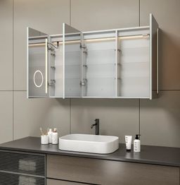 EBS Mars Galerka 120x70 cm s LED osvětlením a zvětšovacím zrcátkem MARSG120 - galéria #2