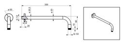 Senesi Sprchový komplet s termostatem a tělesem Grohe, příslušenství EBS, chrom SGE0001 - galéria #7
