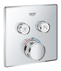 Senesi Sprchový komplet s termostatem a tělesem Grohe, příslušenství EBS, chrom SGE0013 - galéria #1