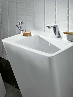 Hansa Alessi Sense Elektronická umývadlová batéria, napájaná batériou, chróm 07732201 - galéria #1