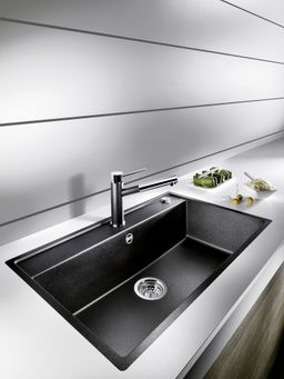 Blanco Dalago 8 Granitový dřez bez odkapu, černá, 516629 - galéria #2