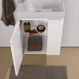 Laufen Pro S Skrinka pod umývadlo 47 cm, závesy dverí vľavo, biela lesklá H4830010954751 - galéria #3