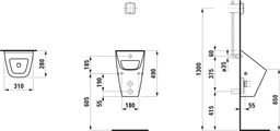 Laufen Villa pisoár, biely H8411420000001 - galéria #1