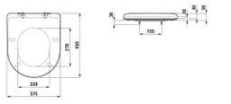 Laufen Pro Záchodová doska biele H8939553000001 - galéria #1