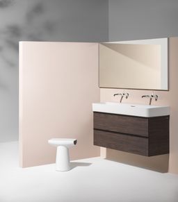 Laufen Priestorová skrinka pod umývadlo 93,5 cm, tmavý jilm H4102021601031 - galéria #2