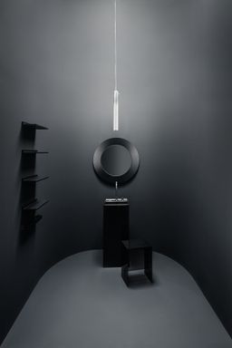 Laufen Kartell Voľne stojace umývadlo 37,5 cm, čierne lesklé H8113310201111 - galéria #1
