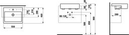 Laufen Umývadlo Living, biele H8134320001041 - galéria #1
