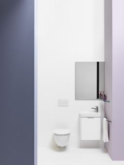Laufen Základná skrinka pod umývadlo 46 cm, závesy vľavo, biela lesklá H4021011102611 - galéria #3