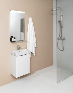 Laufen Spodná skrinka pod umývadlo 41,5 cm, závesy vpravo, biela lesklá H4021121102611 - galéria #2