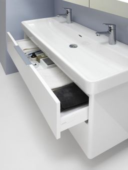 Laufen Základná skrinka pod umývadlo 116 cm, biela lesklá H4024921102611 - galéria #3