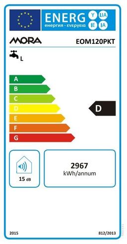 Mora EOM120PKT Elektrický zásobníkový ohrievač vody - galéria #2