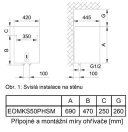 Mora EOMKS50PHSM Elektrický zásobníkový ohrievač vody - galéria #1
