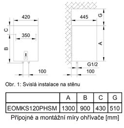 Mora EOMKS120PHSM Elektrický zásobníkový ohrievač vody - galéria #1