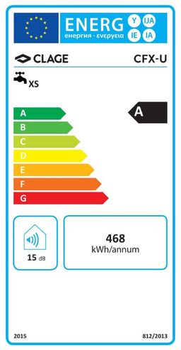 Clage CFX-U Prietokový elektrický ohrievač vody s diaľkovým ovládaním 11/13,5 kW - galéria #4