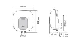 Hakl HAPL145 Elektrický prietokový ohrievač vody bez tlaku 4,5 kW - galéria #1