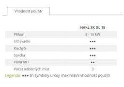 Hakl HA3KDL3150 Prietokový elektrický ohrievač vody 5-15 kW - galéria #5