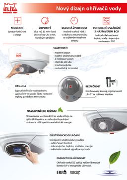 Elíz EURO101 Elektrický zásobníkový ohrievač vody so suchým keramickým vykurovacím telesom - galéria #7