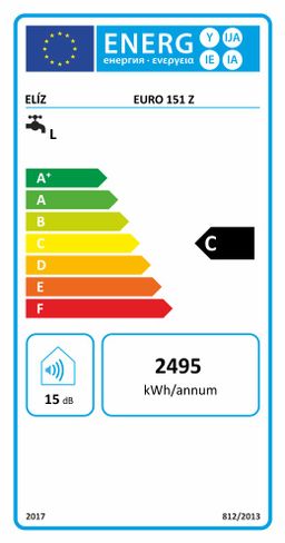 Elíz EURO151Z Elektrický zásobníkový ohrievač vody so suchým keramickým vykurovacím telesom, kónický model - galéria #7