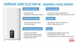 Elíz UNI30W Elektrický zásobníkový ohřívač vody - galéria #13