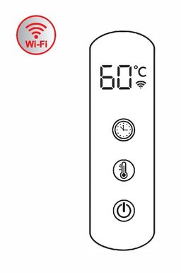 Elíz EBS EBS6/55AF-BWIFI Elektrický sušiak s WIFI, 52x55 cm čierna - galéria #5