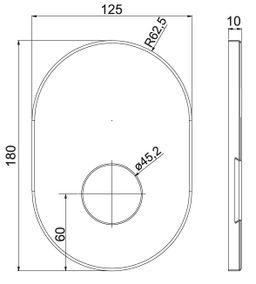 Mereo Zuna Sprchová batéria podomietková, Mbox, chróm CB60105ZB - galéria #3