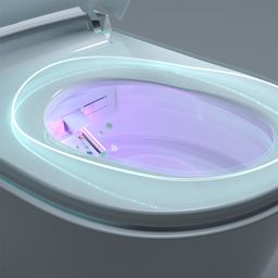 Mereo WC závěsné s integrovaným bidetem, Rimless, včetně sedátka, bílá VSD110S2 - galéria #8