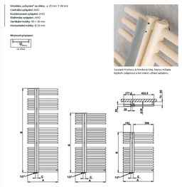 PMH Kronos KR2W Radiátor kombinovaný, 60x118,2cm, biely lesklý - galéria #2