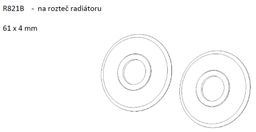 PMH R821B Rozeta čierna matná - galéria #2